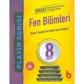 8. Sınıf LGS 1. Dönem Fen Bilimleri Beceri Temelli Platin Soru Bankası-Basamak Yayınları