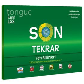 8. Sınıf LGS 1. Dönem Fen Bilimleri Son Tekrar-Tonguç Akademi Yayınları