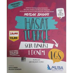 8. Sınıf Lgs 1. Dönem Hasat Türkçe Soru Bankası-Muba Yayınları