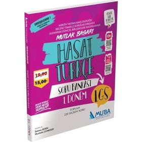 8. Sınıf Lgs 1. Dönem Hasat Türkçe Soru Bankası-Muba Yayınları