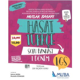 8. Sınıf Lgs 1. Dönem Hasat Türkçe Soru Bankası-Muba Yayınları