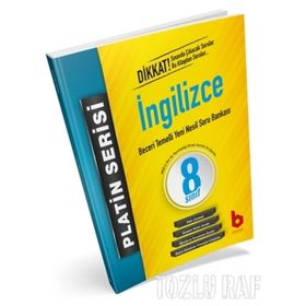 8. Sınıf LGS 1. Dönem İngilizce Beceri Temelli Platin Soru Bankası-Basamak Yayınları
