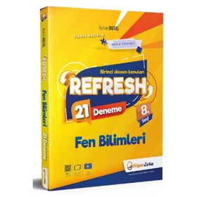 8. Sınıf LGS 1. Dönem Konuları Refresh Fen Bilimleri 21 Deneme Hiper Zeka Yayınları