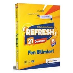 8. Sınıf LGS 1. Dönem Konuları Refresh Fen Bilimleri 21 Deneme Hiper Zeka Yayınları