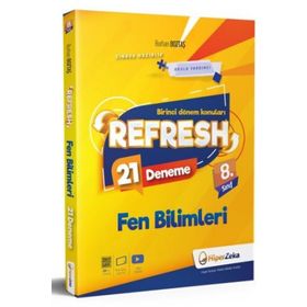 8. Sınıf LGS 1. Dönem Konuları Refresh Fen Bilimleri 21 Deneme Hiper Zeka Yayınları