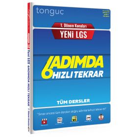 8. Sınıf Lgs 1. Dönem Konuları Tüm Dersler 6 Adımda Hızlı Tekrar-Tonguç Akademi