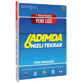 8. Sınıf Lgs 1. Dönem Konuları Tüm Dersler 6 Adımda Hızlı Tekrar-Tonguç Akademi