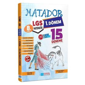 8. Sınıf LGS 1.Dönem Matematik Matador 15 li Deneme Video Çözümlü-Evrensel İletişim