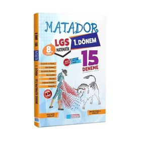 8. Sınıf LGS 1.Dönem Matematik Matador 15'li Deneme Video Çözümlü-Evrensel İletişim Yayınları