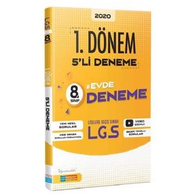 8. Sınıf LGS 1.Dönem Matematik Matador 15'li Deneme Video Çözümlü-Evrensel İletişim Yayınları