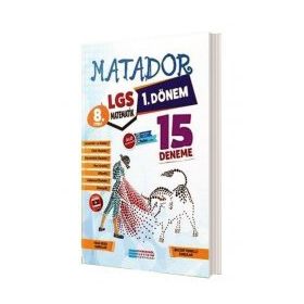 8. Sınıf LGS 1.Dönem Matematik Matador 15'li Deneme Video Çözümlü-Evrensel İletişim Yayınları