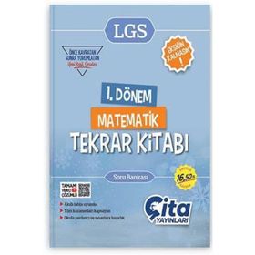 8. Sınıf LGS 1. Dönem Matematik Tekrar Kitabı-Nartest Yayınları