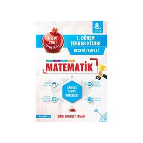 8. Sınıf LGS 1. Dönem Matematik Tekrar Kitabı-Nartest Yayınları