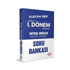 8. Sınıf Lgs 1. Dönem Sayısal Dersler Soru Bankası-Editör Yayınları