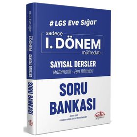 8. Sınıf Lgs 1. Dönem Sayısal Dersler Soru Bankası-Editör Yayınları