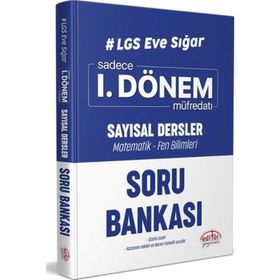 8. Sınıf Lgs 1. Dönem Sayısal Dersler Soru Bankası-Editör Yayınları