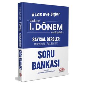 8. Sınıf Lgs 1. Dönem Sayısal Dersler Soru Bankası-Editör Yayınları