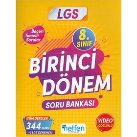8. Sınıf Lgs 1. Dönem Soru Bankası-Netfen Yayınları