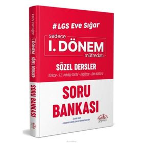 8. Sınıf Lgs 1. Dönem Sözel Dersler Soru Bankası-Editör Yayınları
