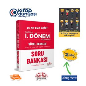 8. Sınıf Lgs 1. Dönem Sözel Dersler Soru Bankası-Editör Yayınları