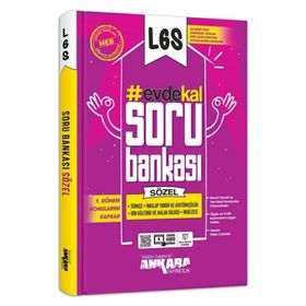 8. Sınıf LGS 1. Dönem Sözel Evde Kal Soru Bankası-Ankara Yayıncılık