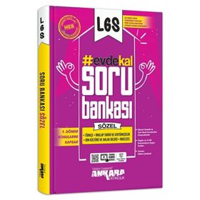 8. Sınıf LGS 1. Dönem Sözel Evde Kal Soru Bankası-Ankara Yayıncılık