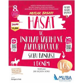 8. Sınıf Lgs 1. Dönem T.C. İnkılap Tarihi ve Atatürkçülük Hasat Mutlak Başarı Soru Bankası-Muba Yayınları