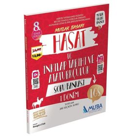 8. Sınıf Lgs 1. Dönem T.C. İnkılap Tarihi ve Atatürkçülük Hasat Mutlak Başarı Soru Bankası-Muba Yayınları