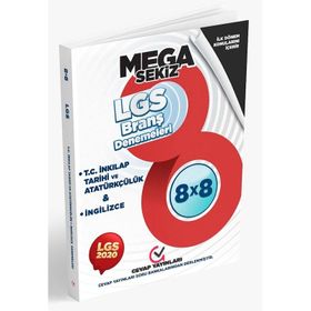 8.Sınıf LGS 1. Dönem T.C. İnkılap Tarihi ve Atatürkçülük İngilizce 8x8 Branş Denemeleri-Cevap Yayınları