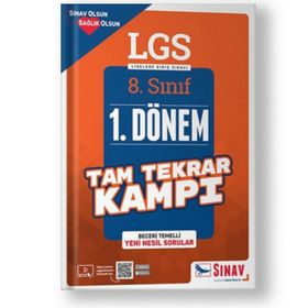 8. Sınıf LGS 1. Dönem Tam Tekrar 5 Deneme Sınavı-DenemeBank Yayınları