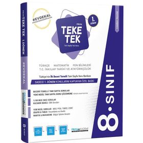 8. Sınıf LGS 1. Dönem Teke Tek-Pruva Akademi