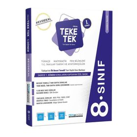 8. Sınıf LGS 1. Dönem Teke Tek-Pruva Akademi