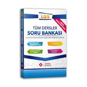 8.Sınıf LGS 1.Dönem Tüm Dersler Soru Bankası - Sonuç Yayınları