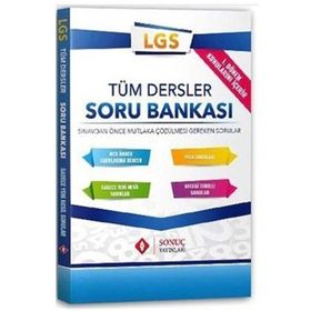 8.Sınıf LGS 1.Dönem Tüm Dersler Soru Bankası - Sonuç Yayınları
