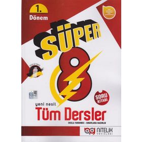 8. Sınıf LGS 1. Dönem Tüm Dersler Süper Soru Kitabı Nitelik Yayın