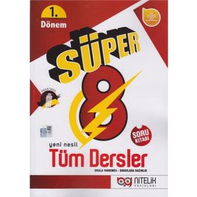 8. Sınıf LGS 1. Dönem Tüm Dersler Süper Soru Kitabı Nitelik Yayın
