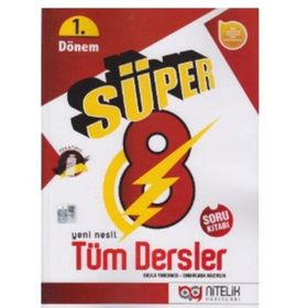 8. Sınıf LGS 1. Dönem Tüm Dersler Süper Soru Kitabı Nitelik Yayın