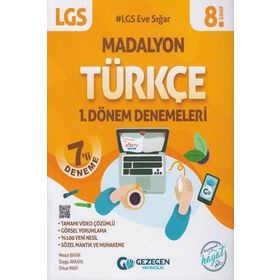 8. Sınıf LGS 1. Dönem Türkçe 7'li Denemeleri Gezegen Yayınları