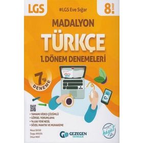 8. Sınıf LGS 1. Dönem Türkçe 7'li Denemeleri Gezegen Yayınları