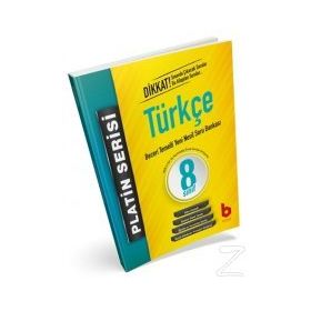 8. Sınıf LGS 1. Dönem Türkçe Beceri Temelli Yeni Nesil Soru Bankası Platin Serisi-Basamak Yayınları