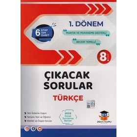 8. Sınıf Lgs 1. Dönem Türkçe Çıkacak SorularZeka Küpü Yayınları-Zeka Küpü Yayınları