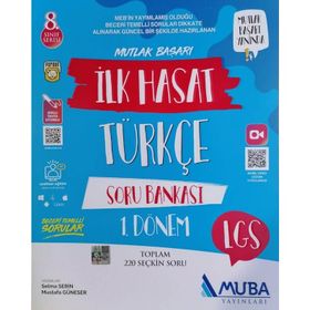 8. Sınıf LGS 1. Dönem Türkçe Hasat Mutlak Başarı Soru Bankası-Muba Yayınları