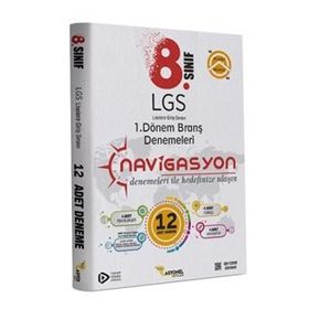 8. Sınıf LGS 1. Dönem Türkçe Matematik Fen Bilimleri Video Çözümlü Branş Denemeleri-Rasyonel Yayınları