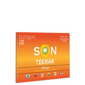 8. Sınıf LGS 1. Dönem Türkçe Son Tekrar - Tonguç Akademi Yayınları
