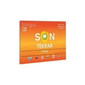 8. Sınıf LGS 1. Dönem Türkçe Son Tekrar - Tonguç Akademi Yayınları