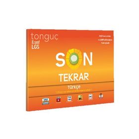 8. Sınıf LGS 1. Dönem Türkçe Son Tekrar - Tonguç Akademi Yayınları