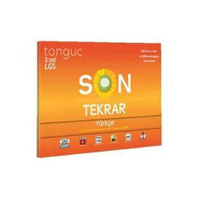 8. Sınıf LGS 1. Dönem Türkçe Son Tekrar - Tonguç Akademi Yayınları