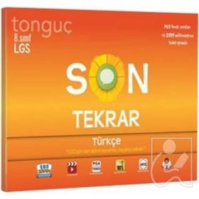 8. Sınıf LGS 1. Dönem Türkçe Son Tekrar - Tonguç Akademi Yayınları