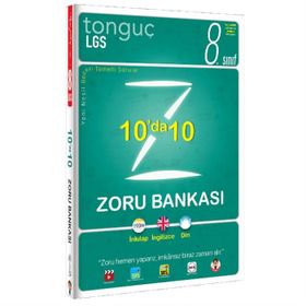 8. Sınıf LGS 10'da 10 Zoru Bankası 2020-2021-Tonguç Akademi Yayınları