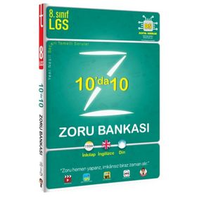 8. Sınıf LGS 10'da 10 Zoru Bankası 2020-2021-Tonguç Akademi Yayınları